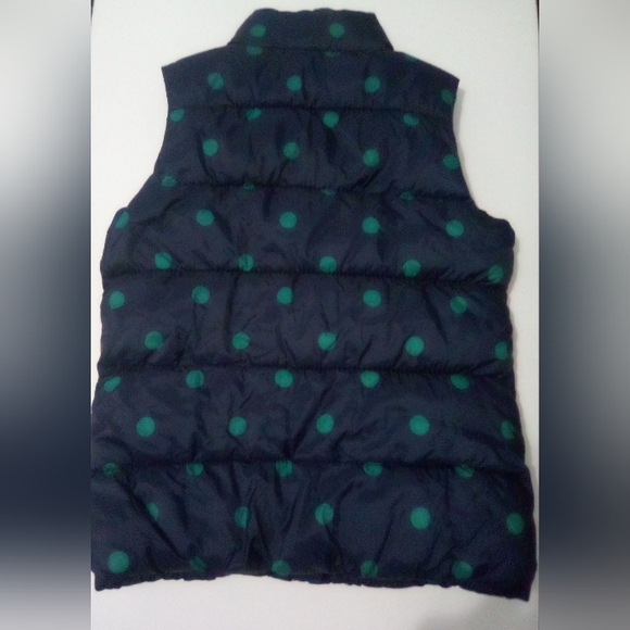 Old Navy Kid's Dolka Pot Puffer Vest Jacket Blue & Green Size M(8) - Picture 8 of 8